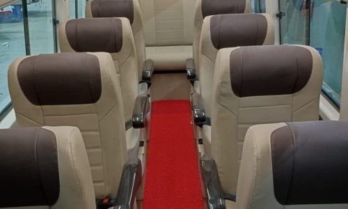 Comfortable 12 seater tempo traveller for outstation group travel and family tours