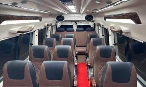 16 seater tempo traveller cab for large family and group outstation tours