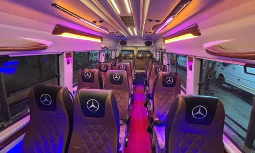16 seater tempo traveller cab for large family and group outstation tours