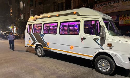 16 seater tempo traveller cab for large family and group outstation tours