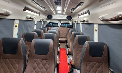 16 seater tempo traveller cab for large family and group outstation tours