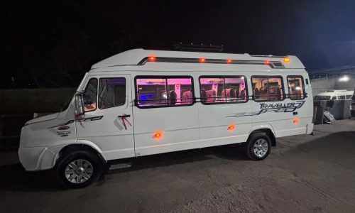 20 seater tempo traveller for large group and corporate outstation travel