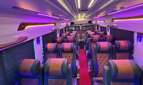 26 seater tempo traveller cab for extra large group outstation journeys