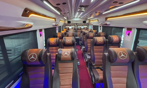 26 seater tempo traveller cab for extra large group outstation journeys