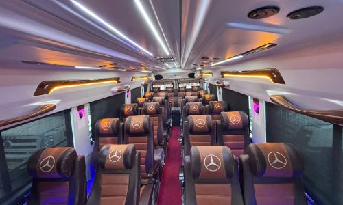 26 seater tempo traveller cab for extra large group outstation journeys