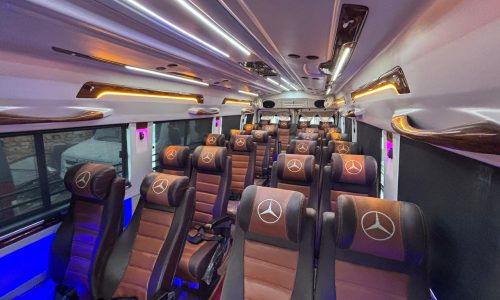26 seater tempo traveller cab for extra large group outstation journeys