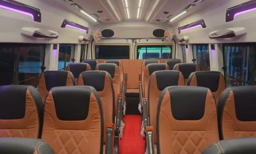26 seater tempo traveller cab for extra large group outstation journeys