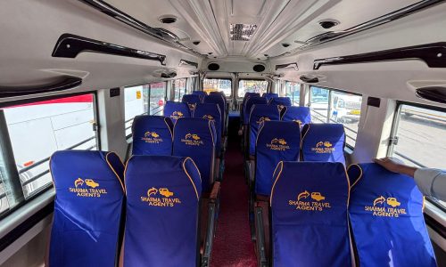 26 seater tempo traveller cab for extra large group outstation journeys